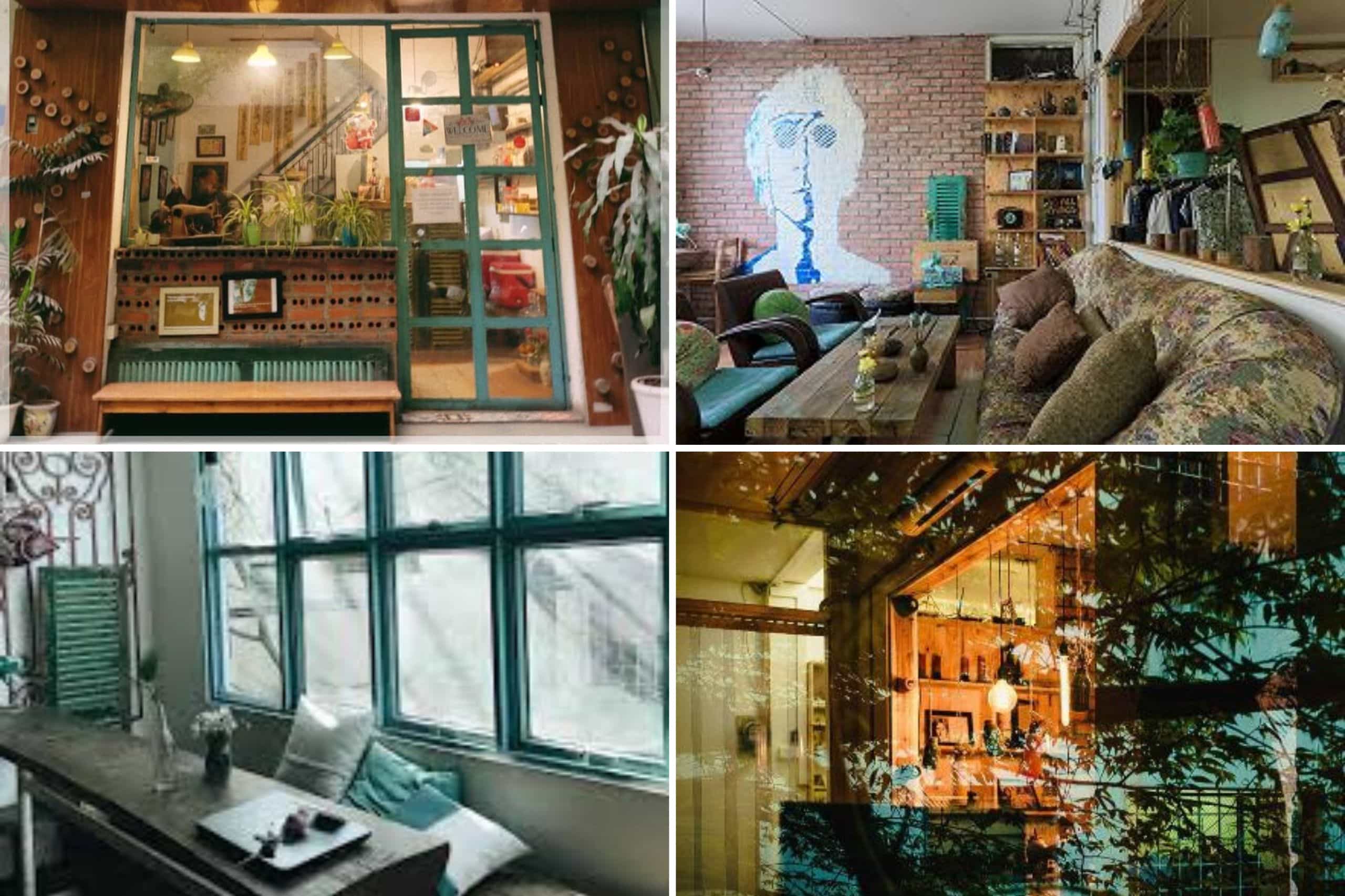 mẫu quán cafe phong cách Rustic